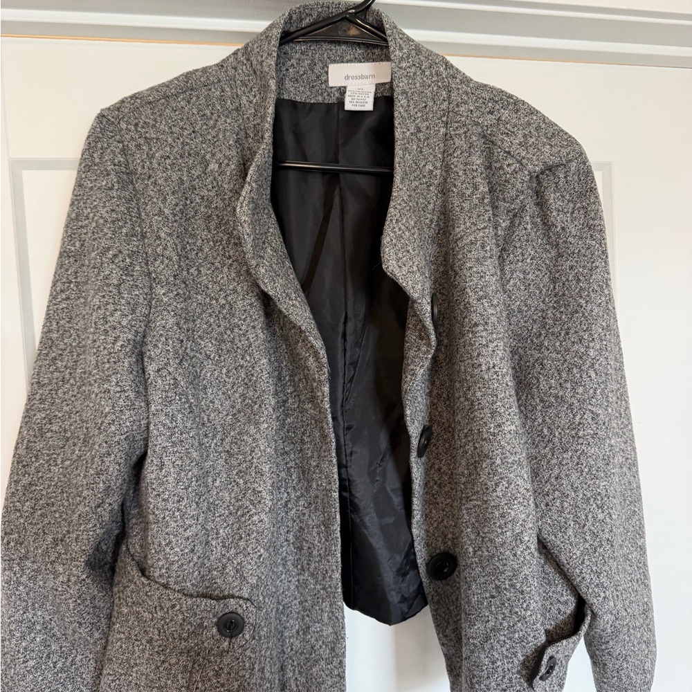 Dressbarn Charcoal Blazer